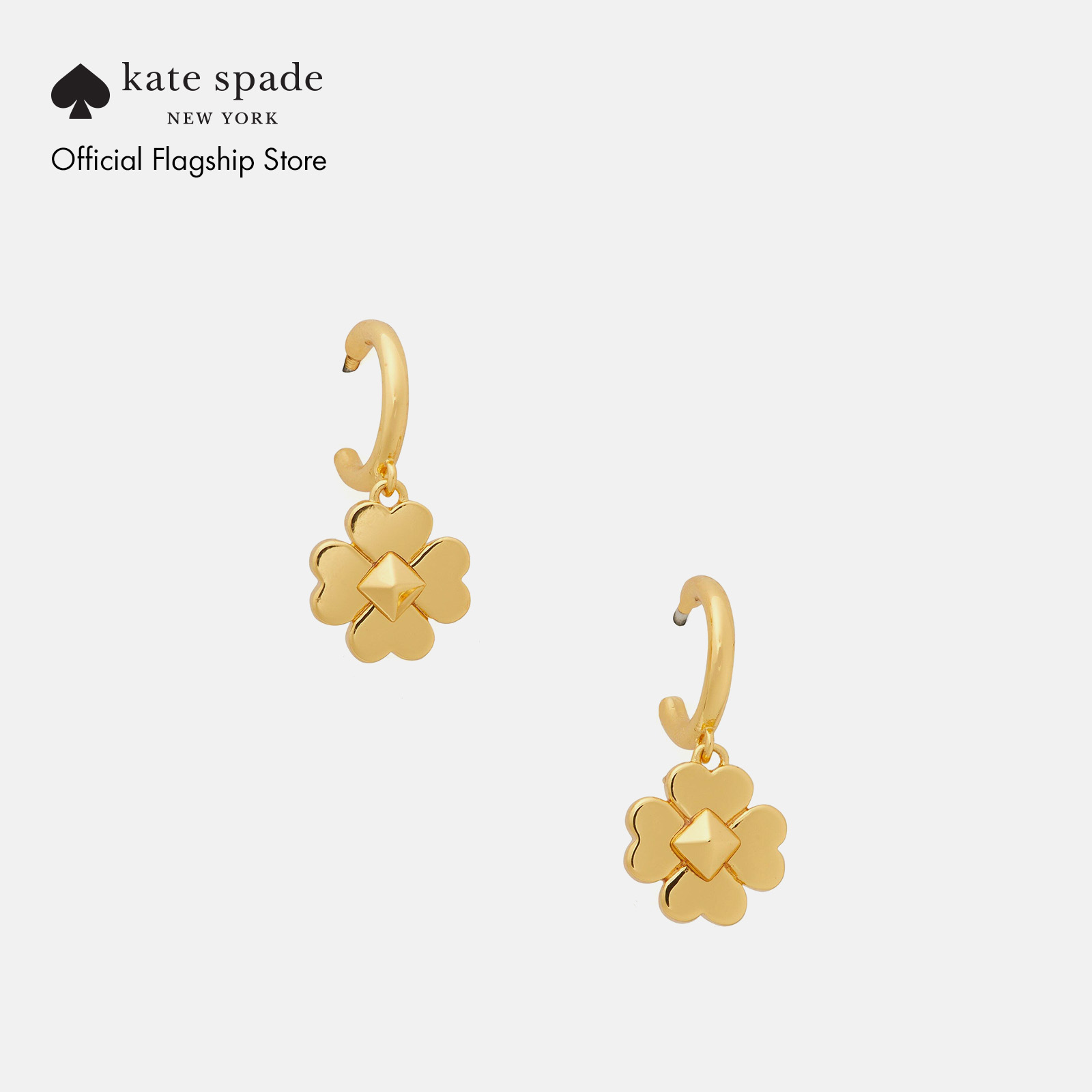 Kate Spade New York Womens Spades & Studs Huggies