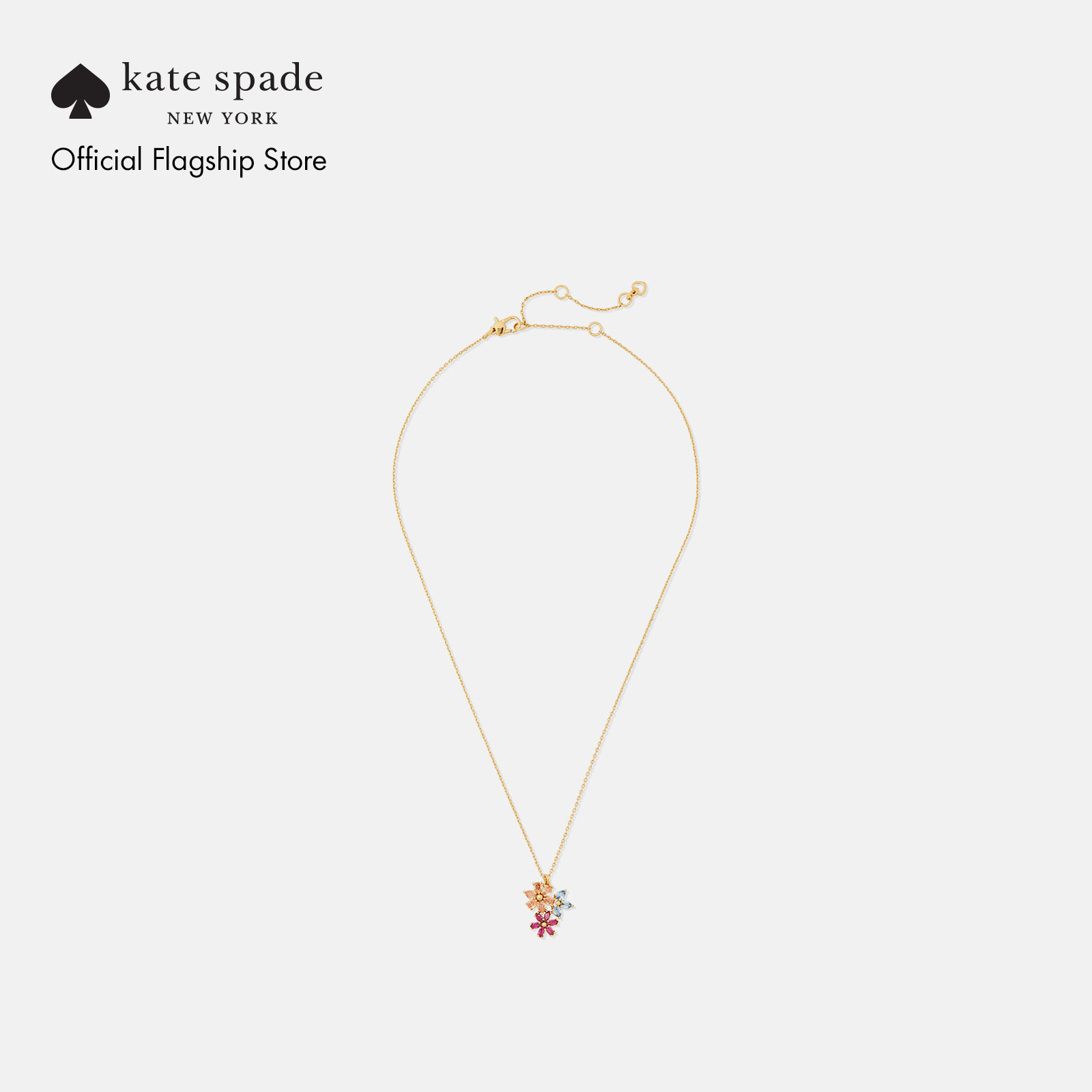 Kate Spade New York Womens First Bloom Cluster Pendant